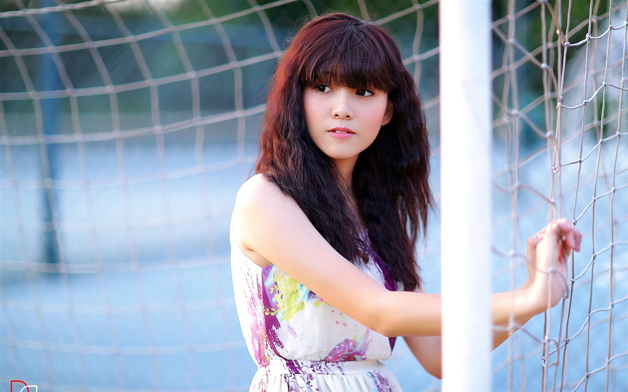 Pure and lovely young Asian girl HD wallpapers collection (5) #1 - 1280x800