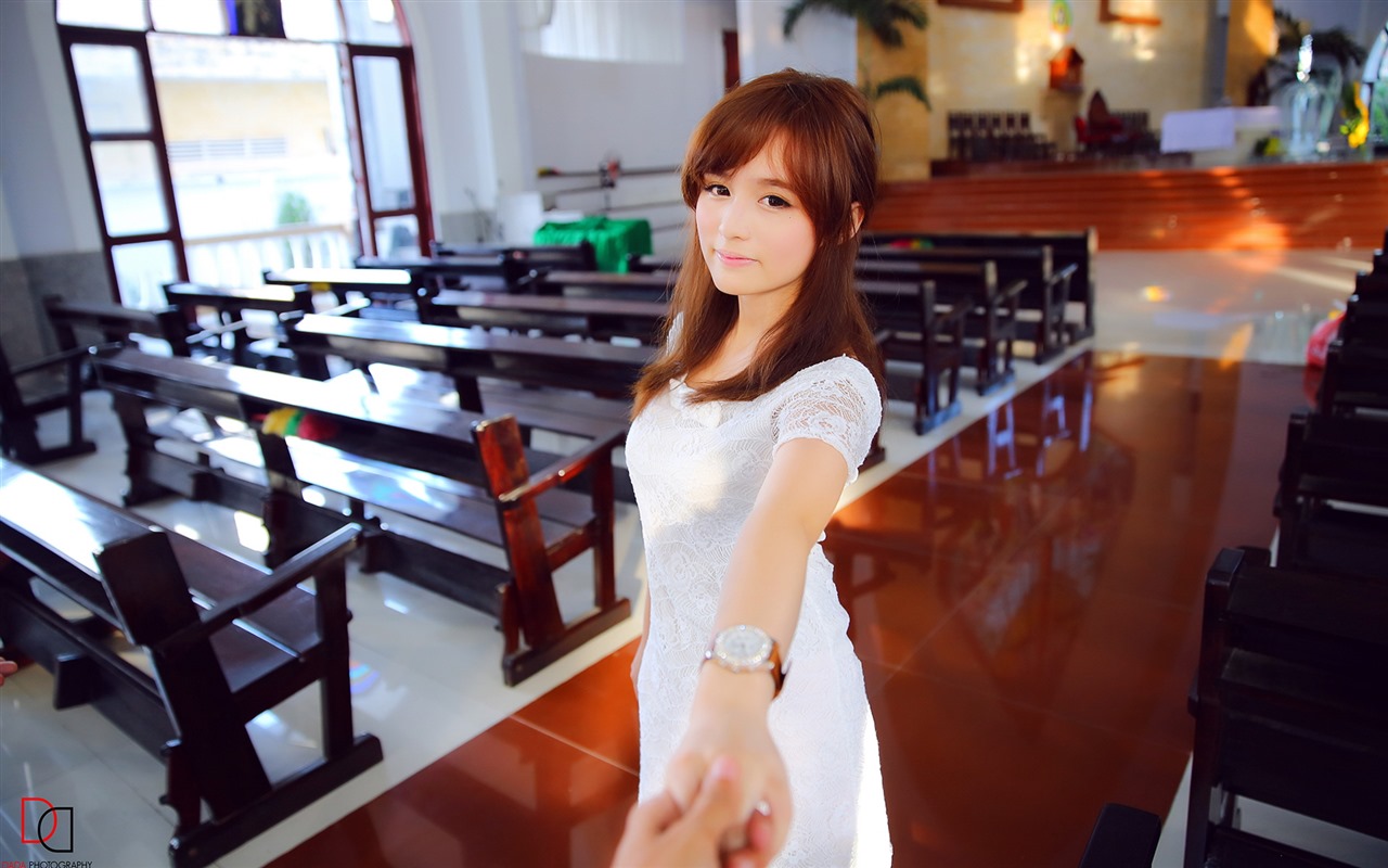 Pure and lovely young Asian girl HD wallpapers collection (5) #11 - 1280x800