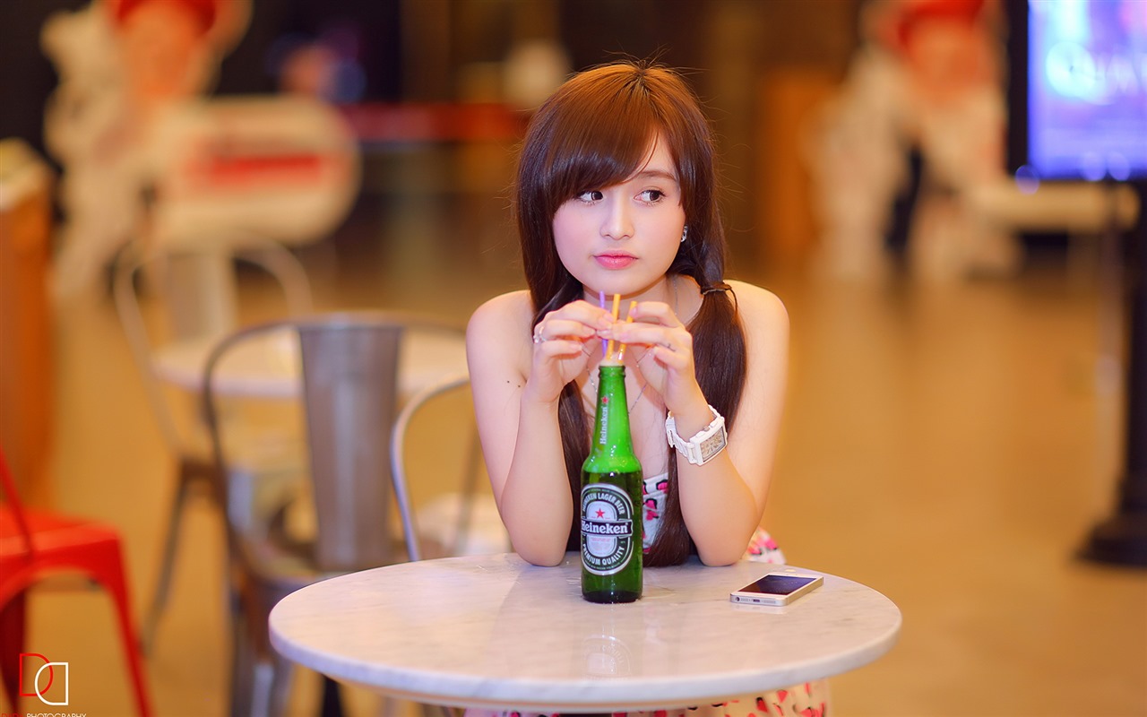 순수하고 사랑스러운 젊은 아시아 여자의 HD 월페이퍼 컬렉션 (5) #12 - 1280x800
