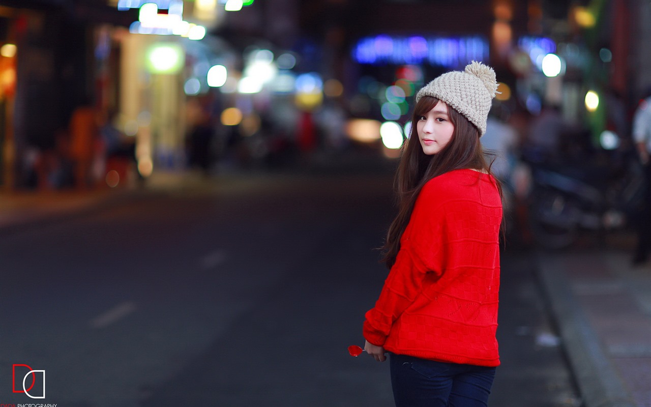 순수하고 사랑스러운 젊은 아시아 여자의 HD 월페이퍼 컬렉션 (5) #17 - 1280x800