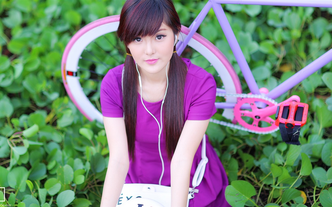 Reine und schöne junge asiatische Mädchen HD-Wallpaper  Kollektion (5) #34 - 1280x800