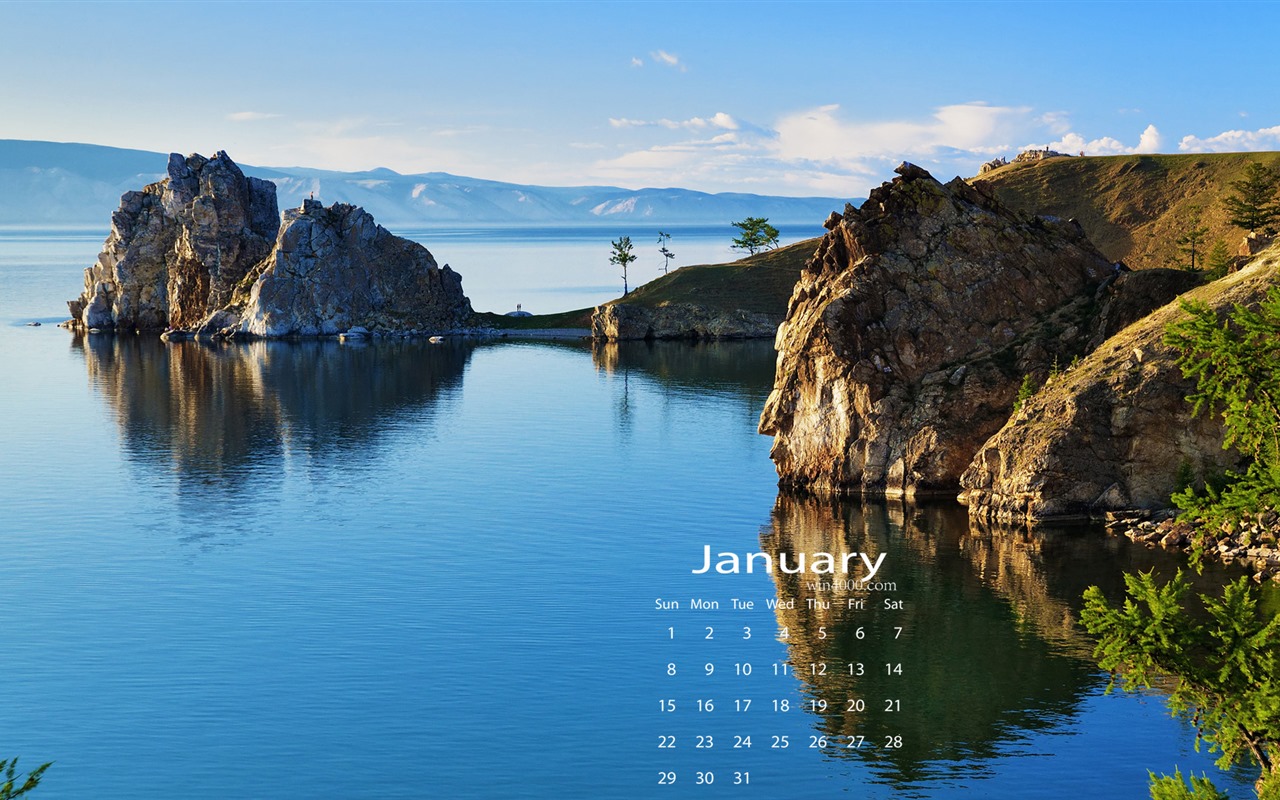 January 2017 calendar wallpaper (1) #3 - 1280x800