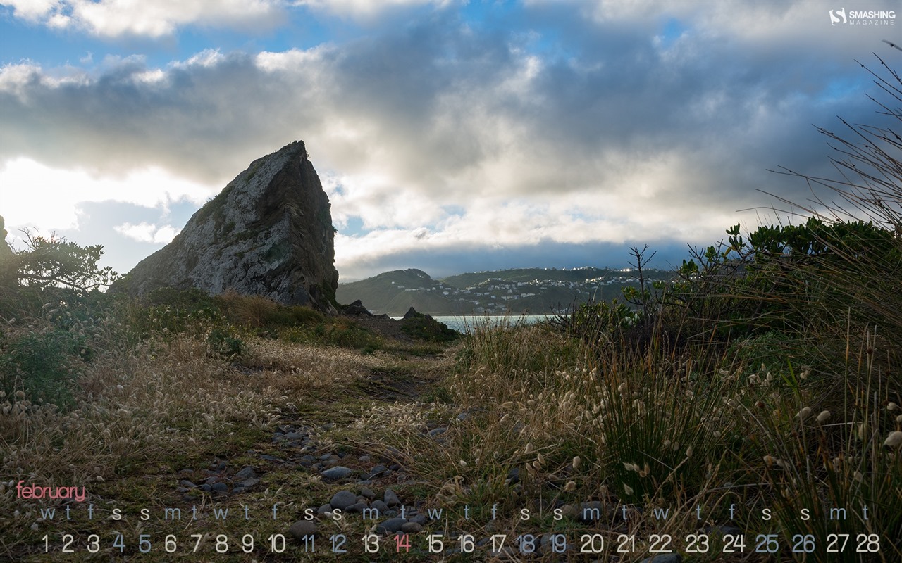 Fond d'écran calendrier février 2017 (2) #14 - 1280x800