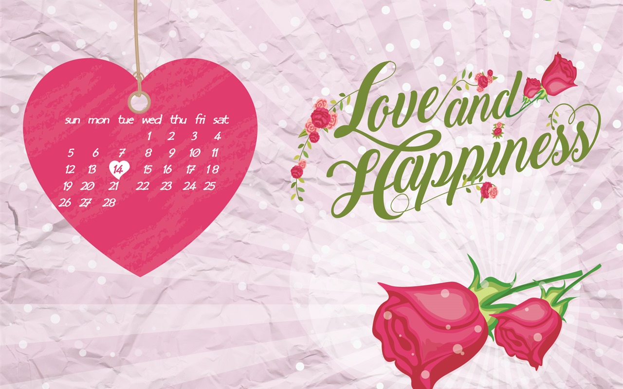 February 2017 calendar wallpaper (2) #15 - 1280x800