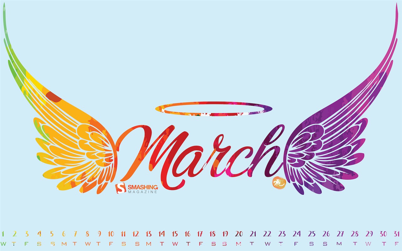 March 2017 calendar wallpaper (1) #18 - 1280x800