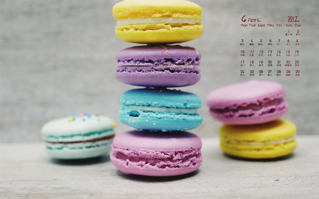 Fondo de pantalla calendario abril 2017 (1) #2 - 1280x800