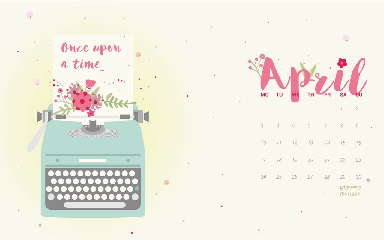 April 2017 calendar wallpaper (1) #16 - 1280x800