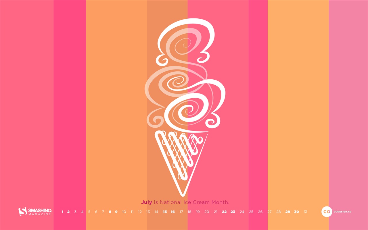 July 2017 calendar wallpaper #25 - 1280x800