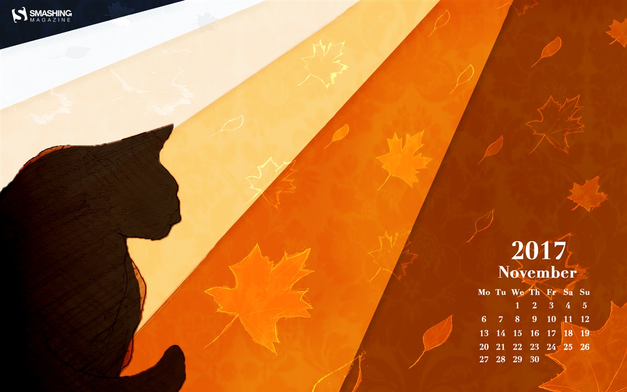 November 2017 calendar wallpaper #15 - 1280x800