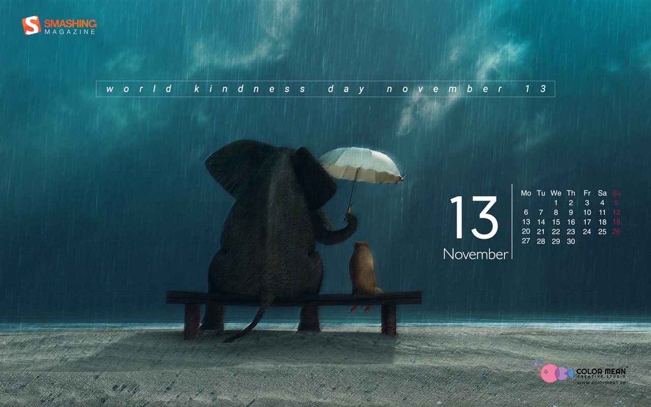 November 2017 calendar wallpaper #26 - 1280x800