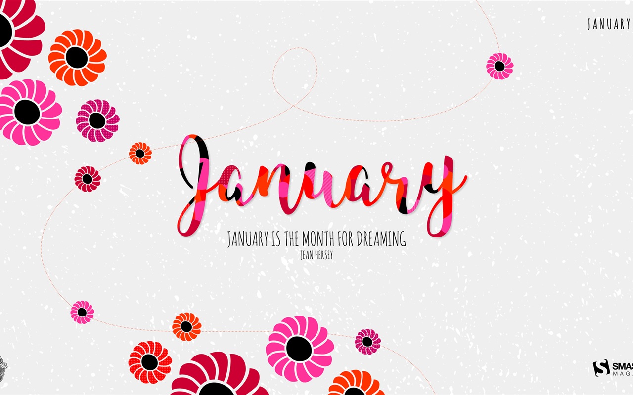 January 2018 Calendar Wallpaper #13 - 1280x800