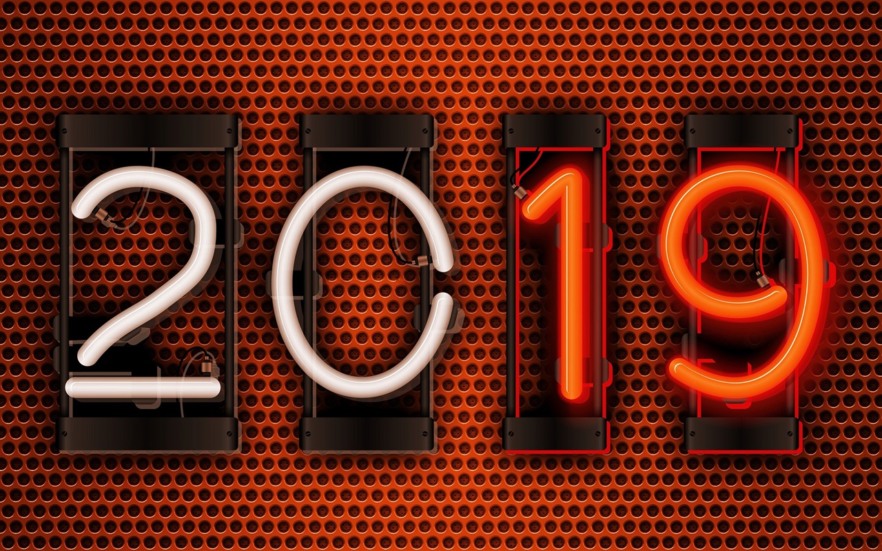 Happy New Year 2019 HD wallpapers #3 - 1280x800