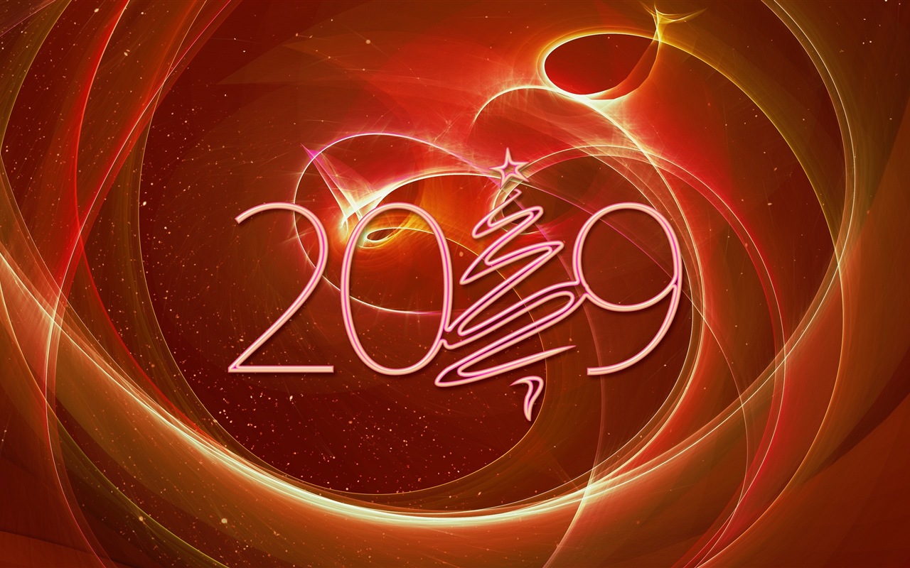 Bonne année 2019 HD fonds d'écran #4 - 1280x800