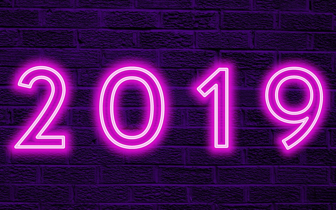 Happy New Year 2019 HD wallpapers #16 - 1280x800