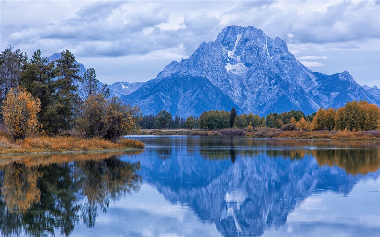 USA-großartige Teton Nationalparknatur-Landschaftstapeten HD #2 - 1280x800