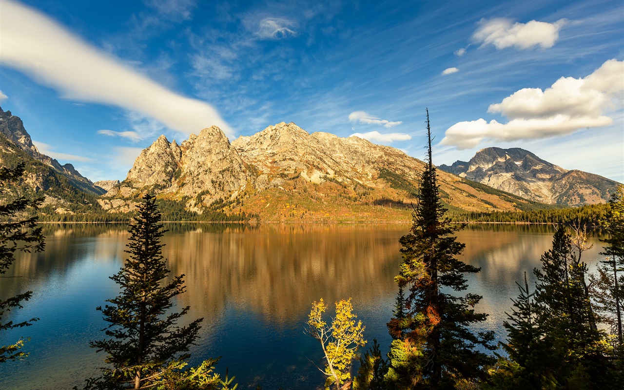USA Grand Teton národní park přírodní krajiny HD tapety #15 - 1280x800