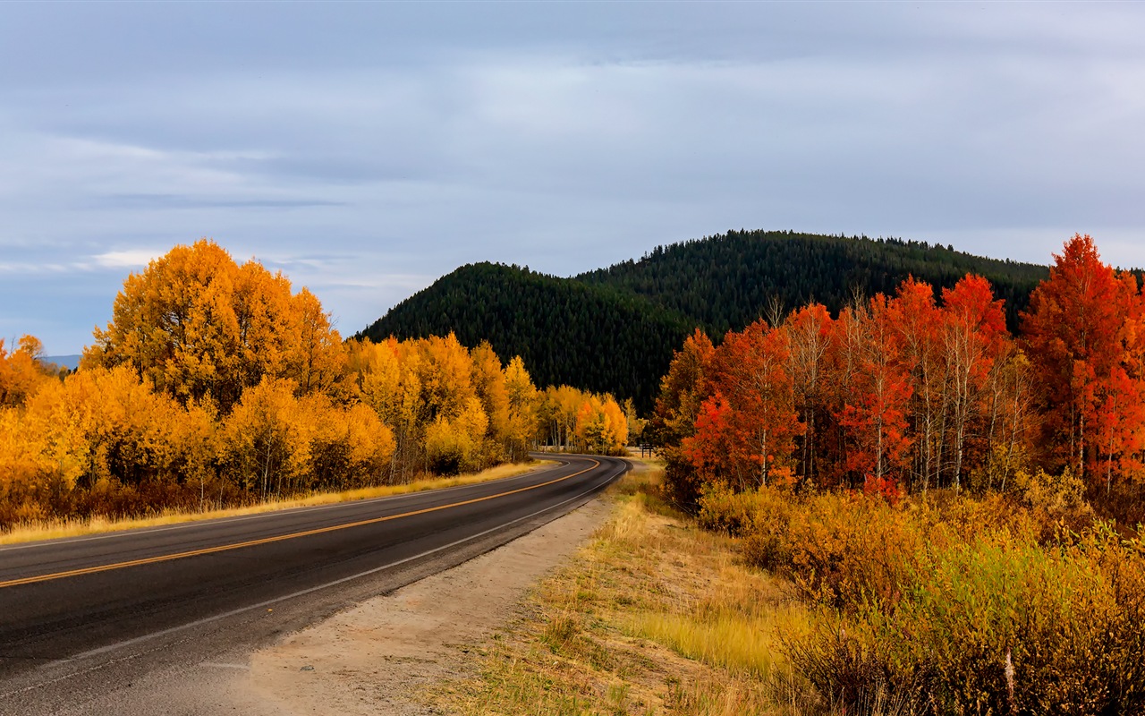 Paysage naturel de la nature dans le parc national des États-Unis d'Amérique, fonds d'écran HD #19 - 1280x800