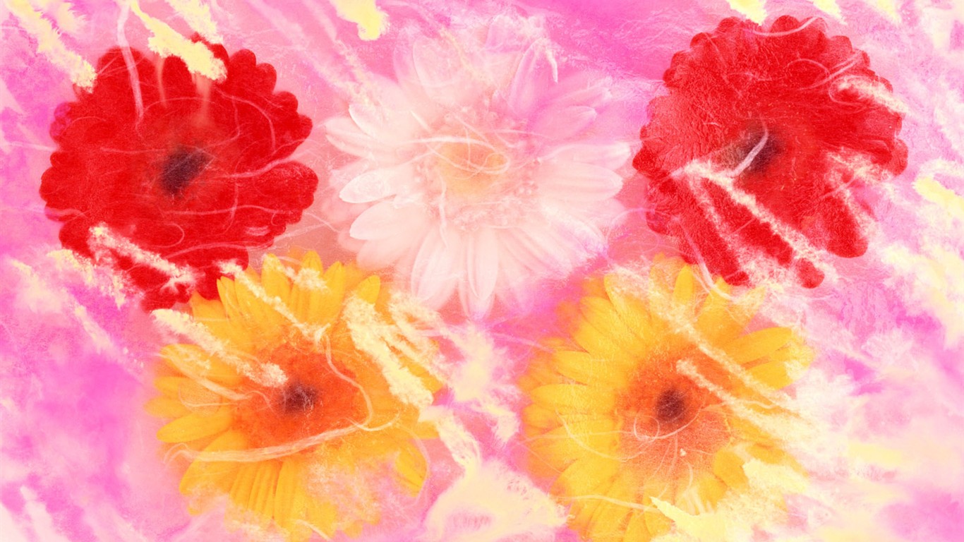 Flower Desktop Wallpaper Selection (2) #14 - 1366x768