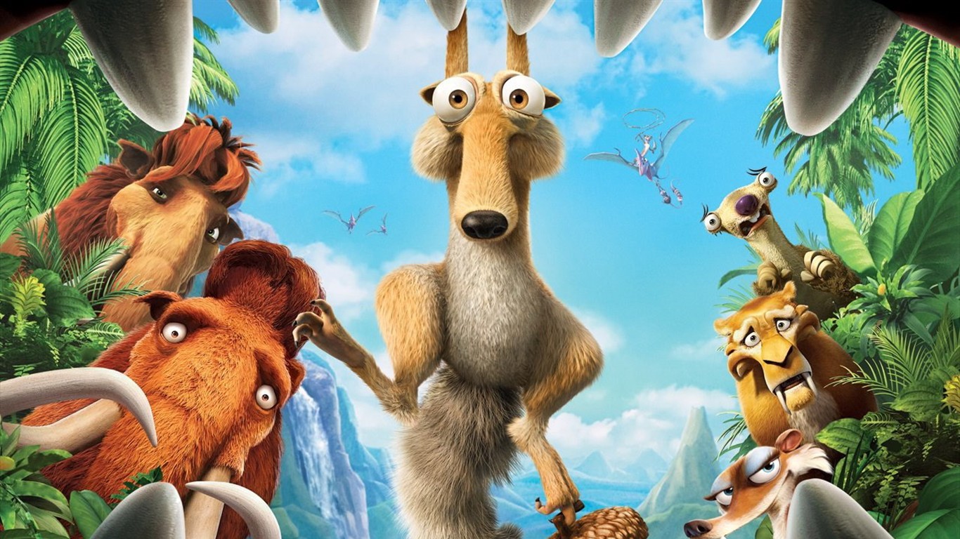 Ice Age 3 wallpaper #1 - 1366x768