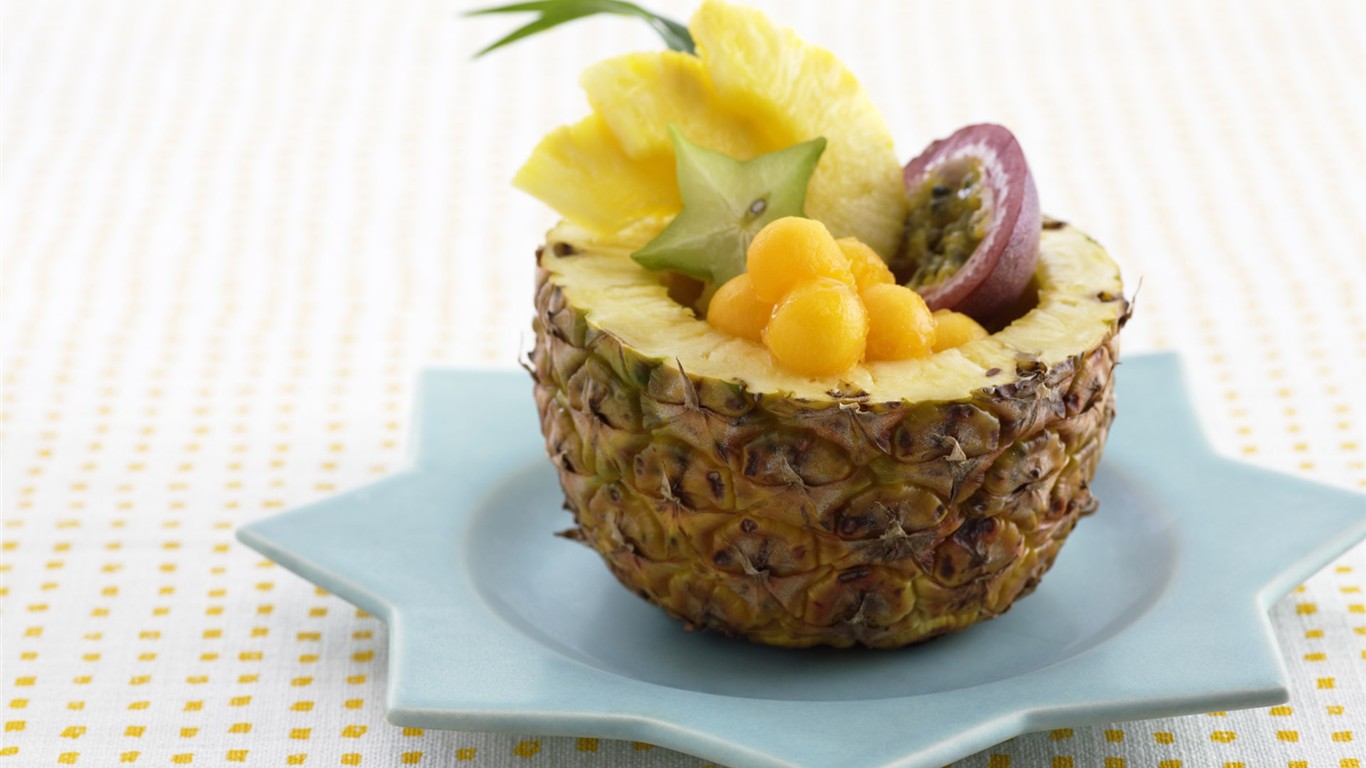 Ovoce Dessert Wallpaper (2) #4 - 1366x768