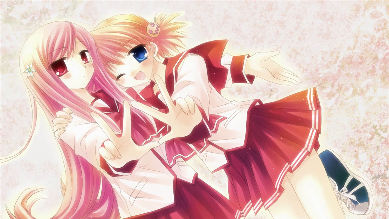 Krásný Anime Tapeta #6 - 1366x768