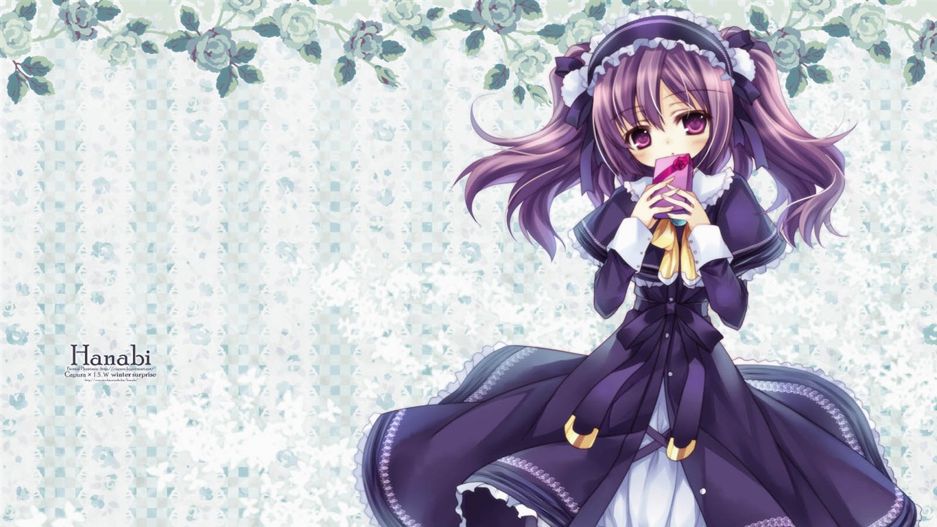 Krásný Anime Tapeta #7 - 1366x768