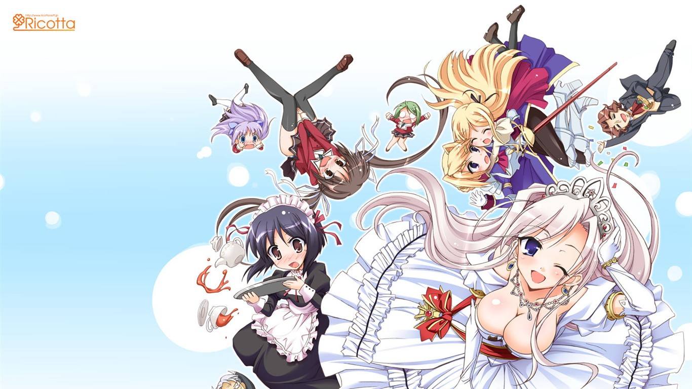 公主戀人高清壁紙 #8 - 1366x768