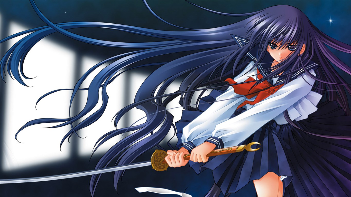 日本CG動漫美女 #17 - 1366x768