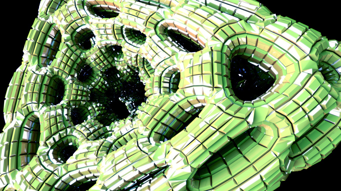 3D Design Wallpaper (1) #11 - 1366x768