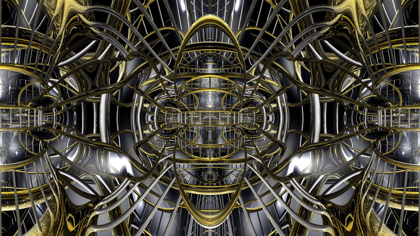3D Design Wallpaper (1) #24 - 1366x768