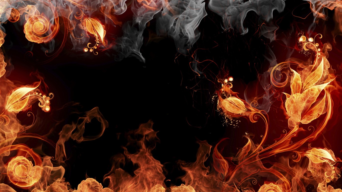 焰火主題創意壁紙 #11 - 1366x768