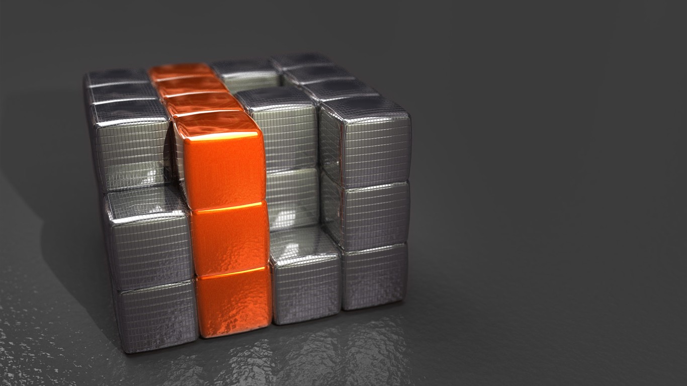 3D Design Wallpaper (2) #5 - 1366x768