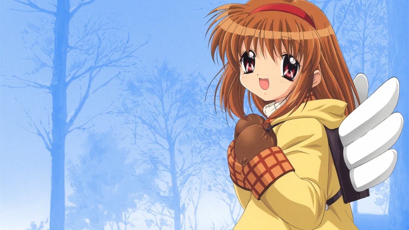 雪之少女壁紙專輯 #5 - 1366x768