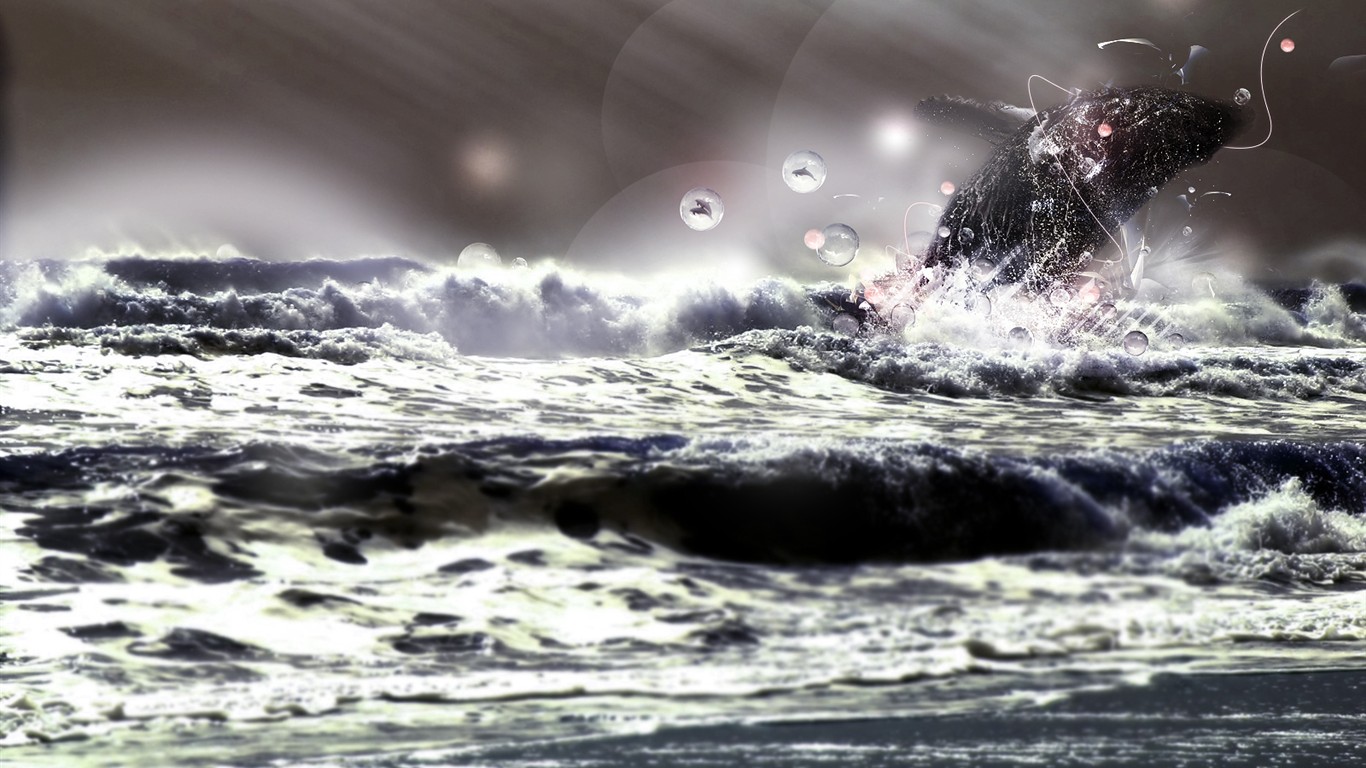 非主流設計壁紙(一) #31 - 1366x768