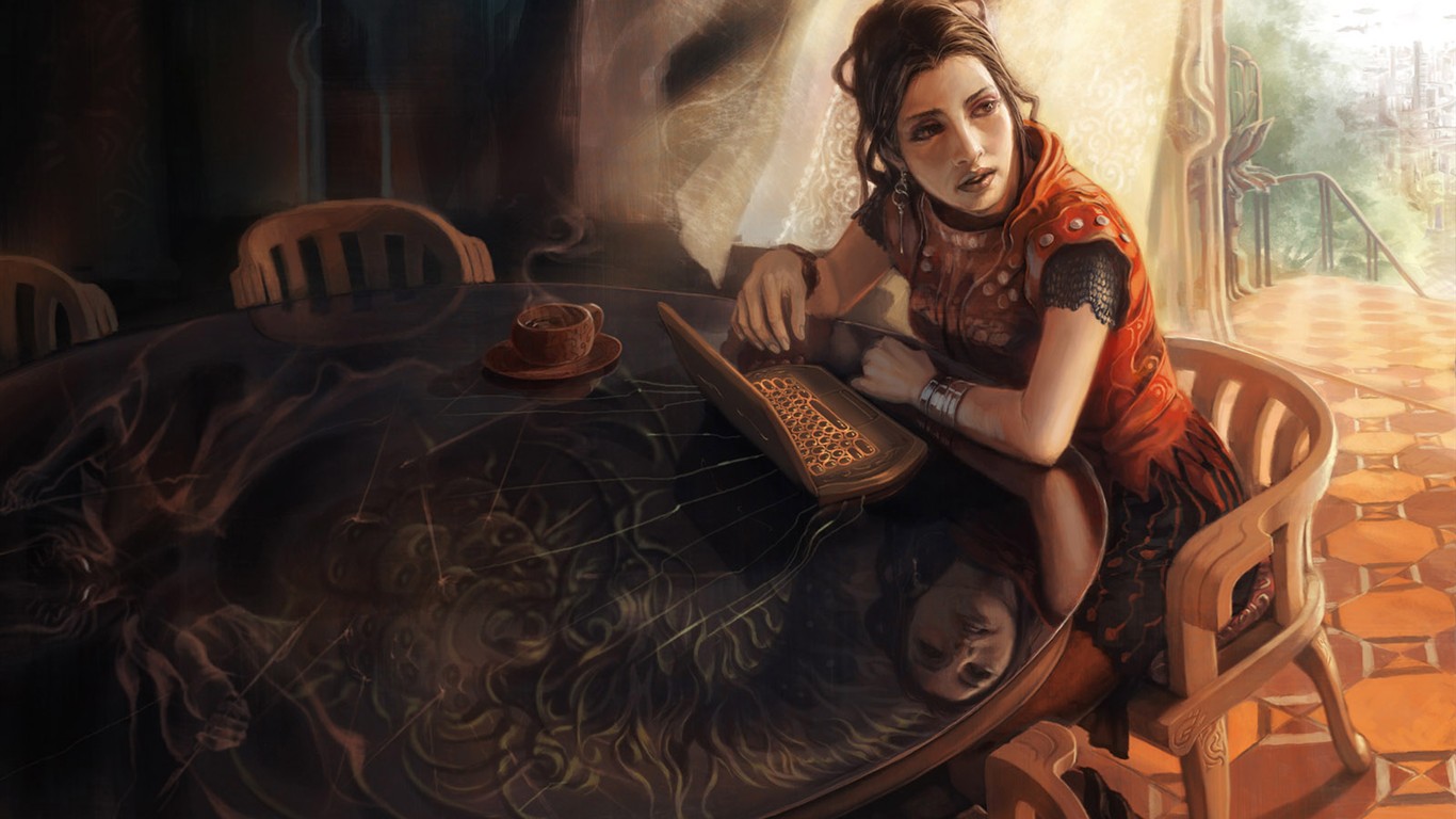 CG fondos de pantalla hermosa ilustradora (1) #11 - 1366x768