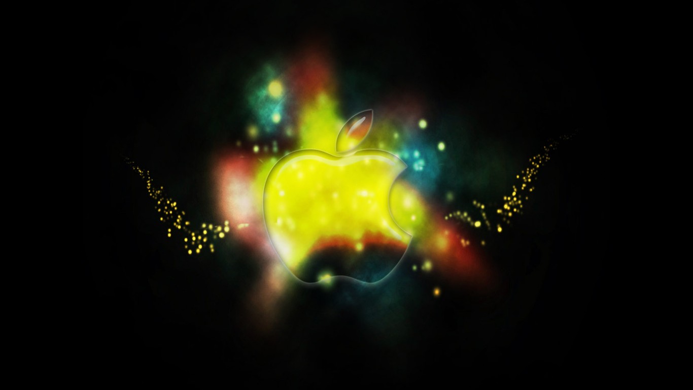 Apple Creative Design Wallpaper #1 - 1366x768