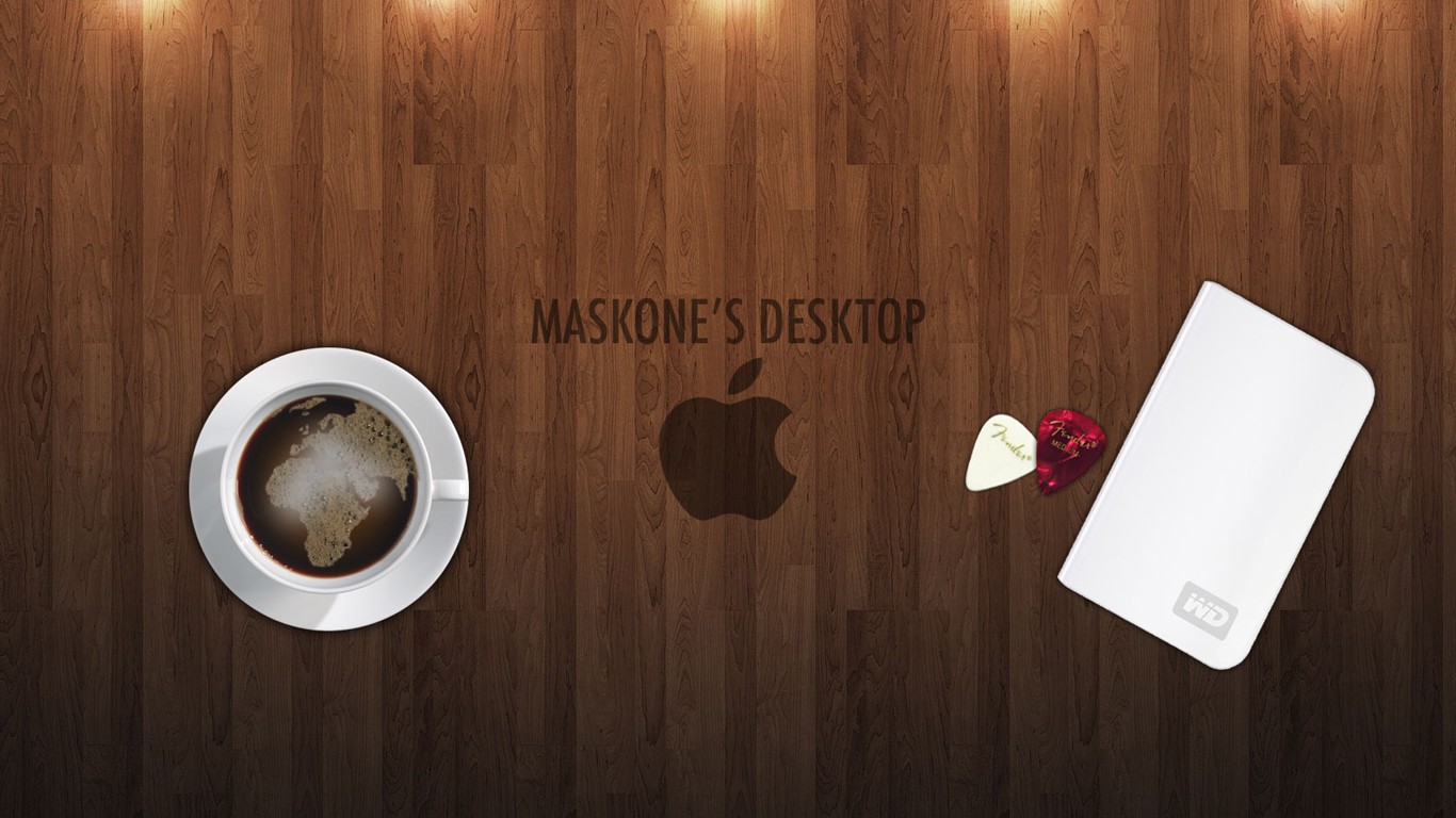 Apple Creative Design Wallpaper #39 - 1366x768