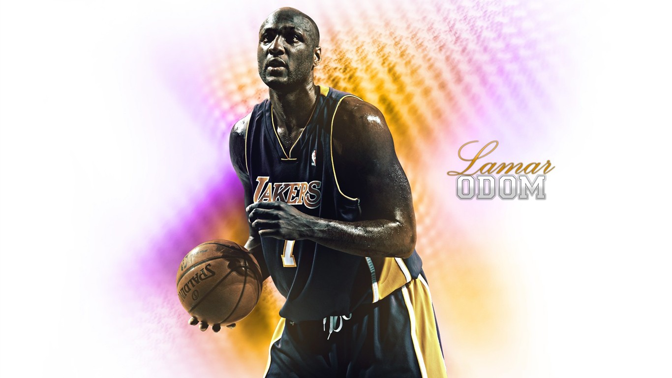 Los Angeles Lakers Oficiální Wallpaper #17 - 1366x768