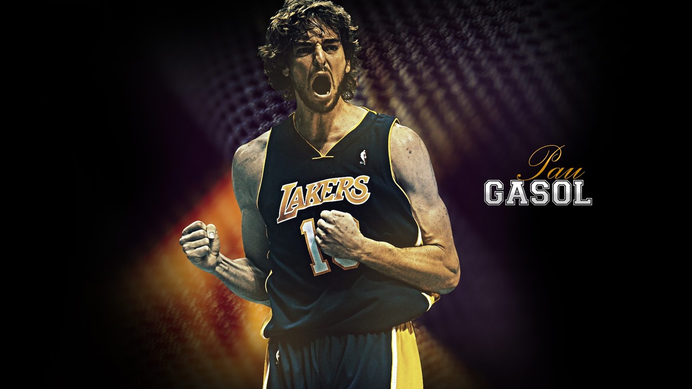 Los Angeles Lakers Offizielle Wallpaper #20 - 1366x768