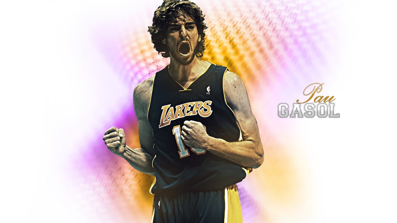 Los Angeles Lakers Wallpaper Oficial #21 - 1366x768