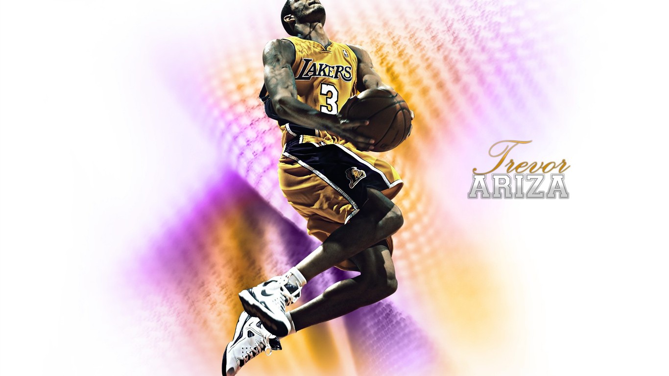 Los Angeles Lakers Offizielle Wallpaper #27 - 1366x768