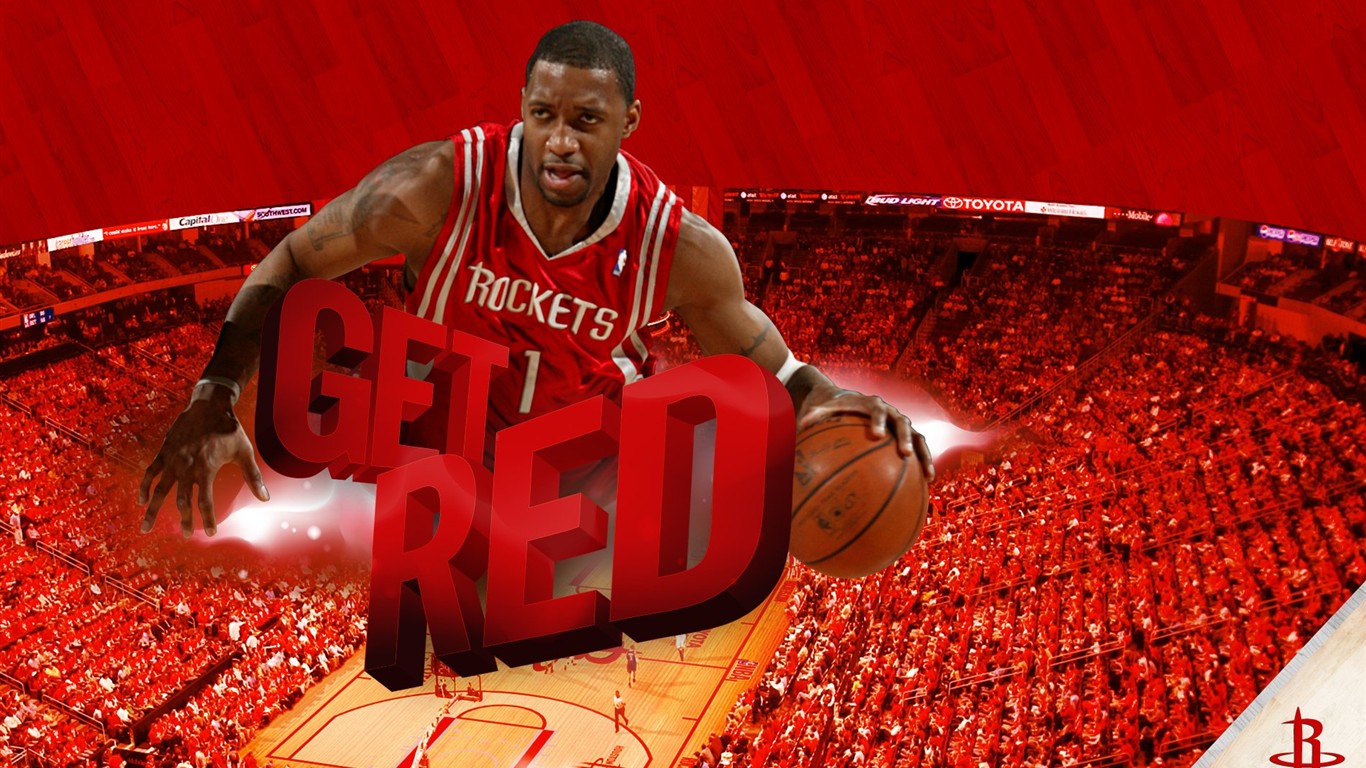 NBA Houston Rockets 2009 Playoff-Tapete #3 - 1366x768