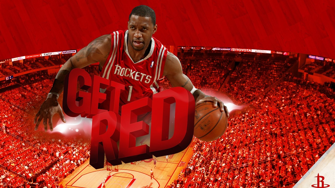 NBA Houston Rockets 2009 fondos de escritorio de los playoffs #3 - 1366x768