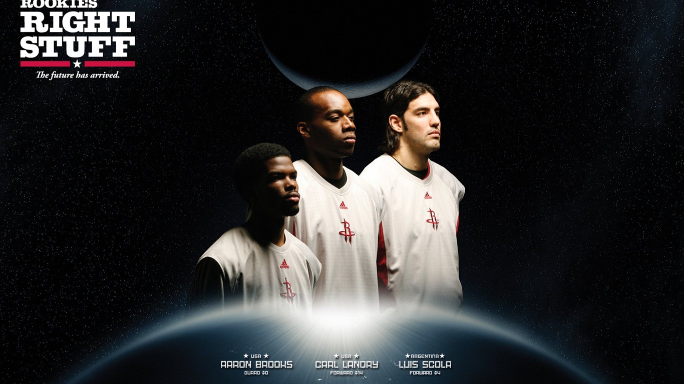 NBA火箭隊2009季后賽壁紙 #7 - 1366x768