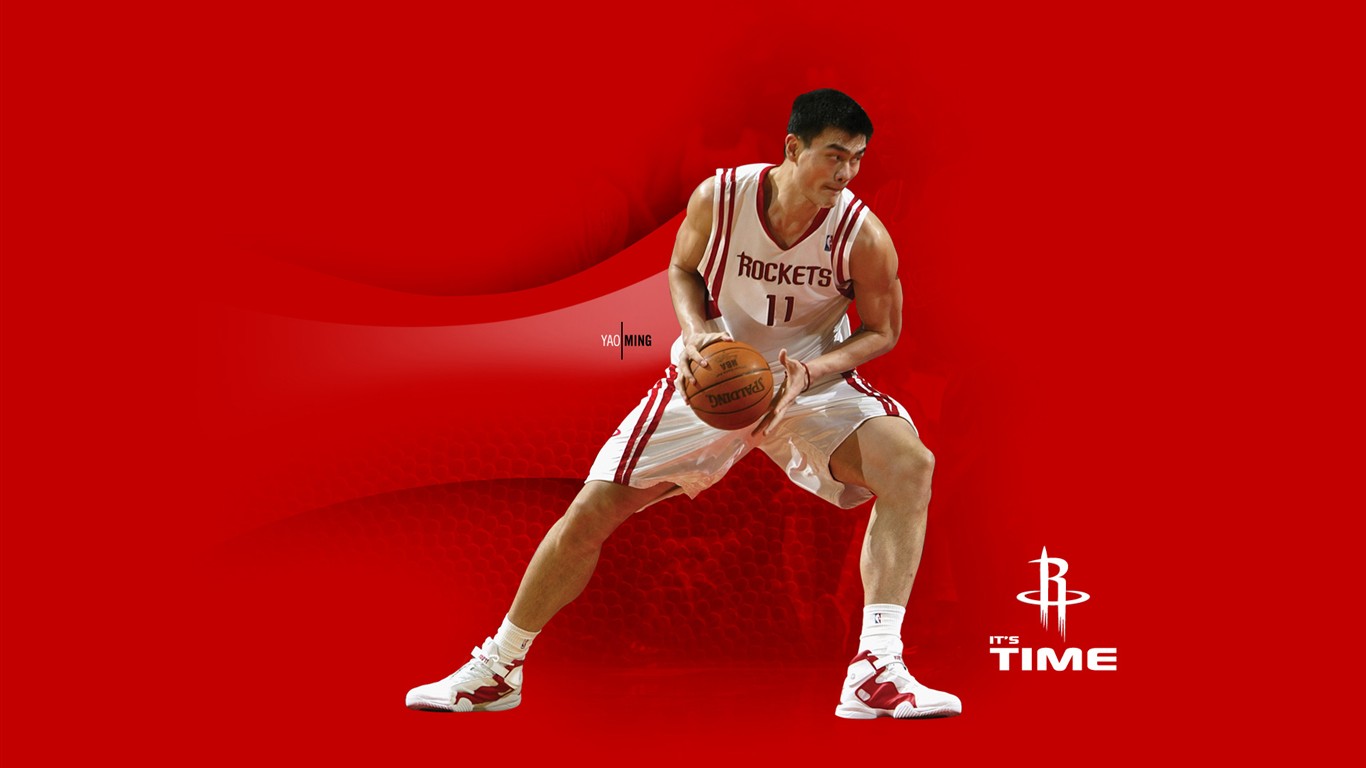 NBA Houston Rockets 2009 Playoff-Tapete #8 - 1366x768