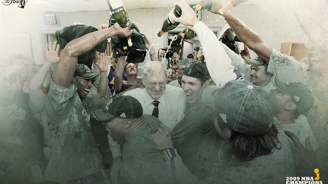 NBA2009 Champion Wallpaper Lakers #3 - 1366x768