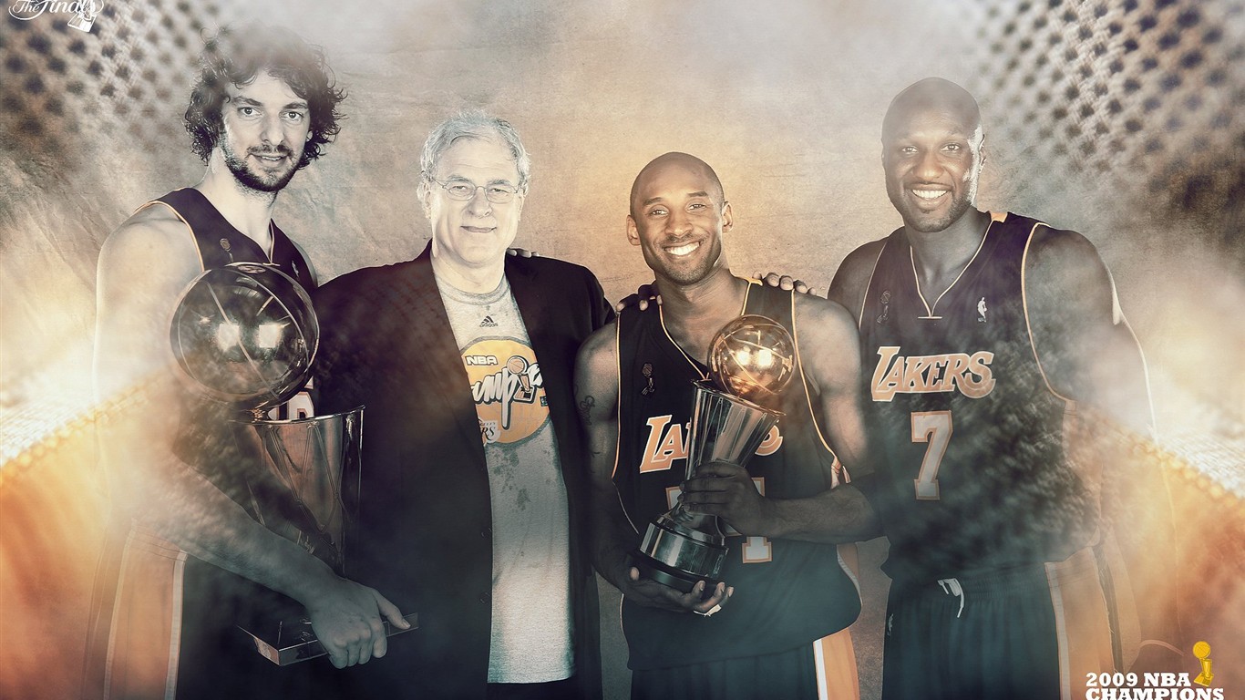 NBA2009 Champion Lakers Wallpaper #7 - 1366x768