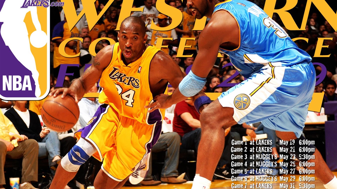 NBA2009 Champion Wallpaper Lakers #10 - 1366x768