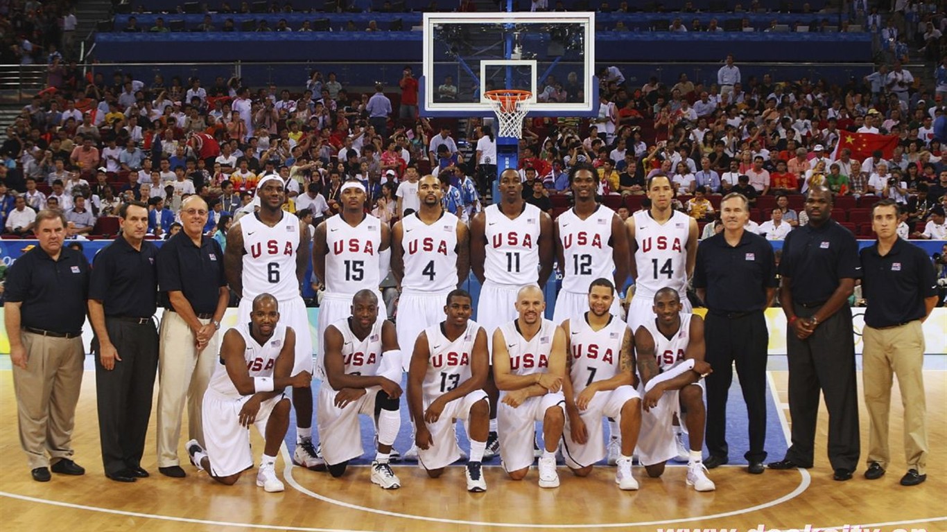 Beijing Olympic Basketball Wallpaper #8 - 1366x768