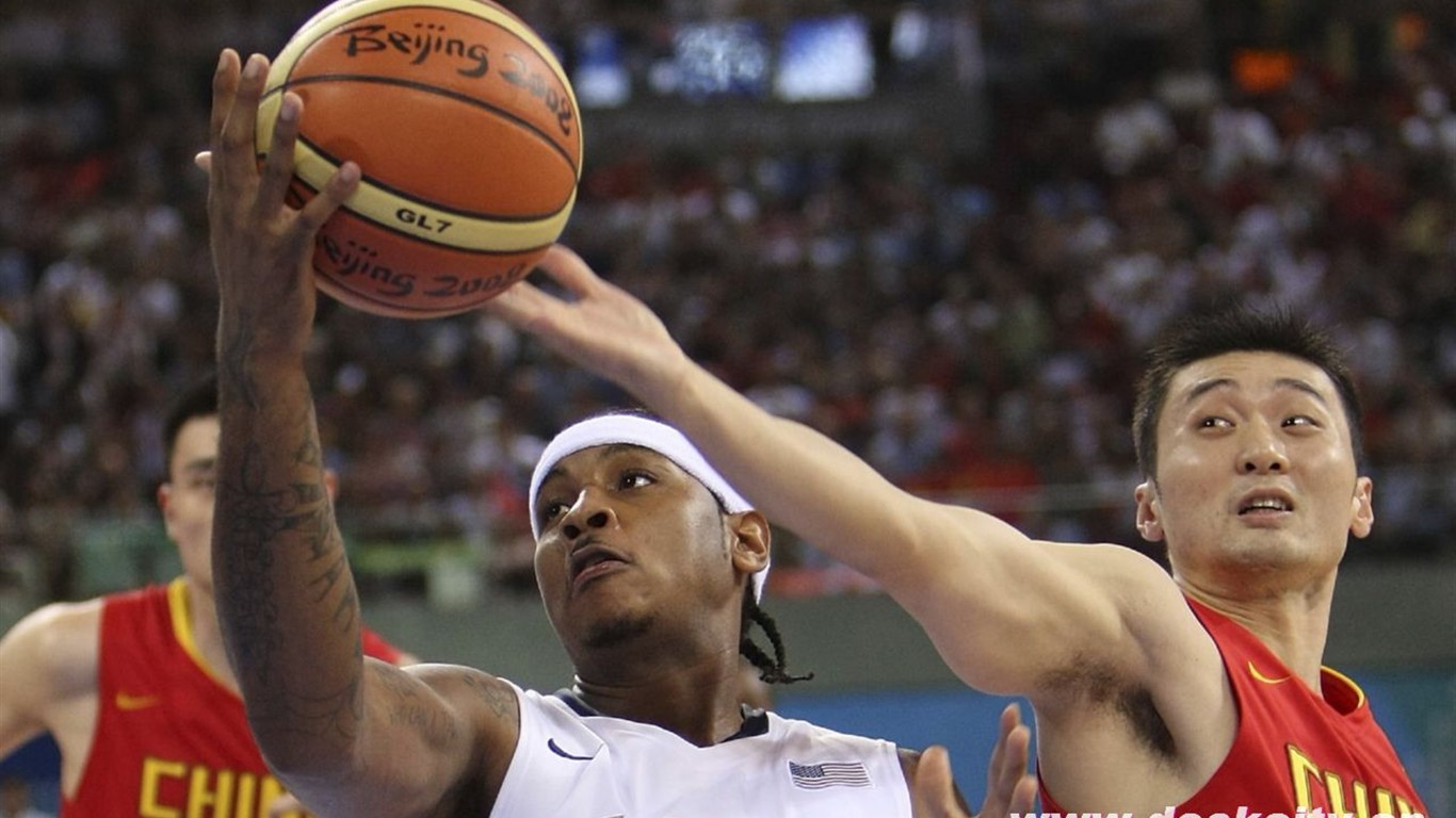 Beijing Olympic Basketball Wallpaper #18 - 1366x768